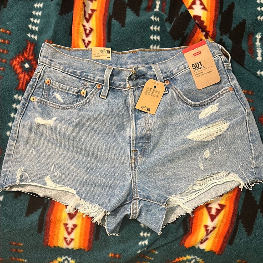 Levi's 501 shorts high rise
